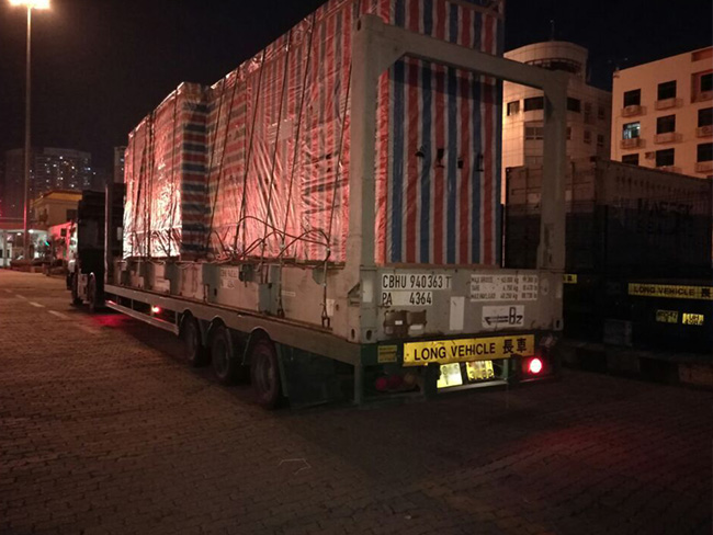 上海到香港物流運輸，接駁轉關運輸，上海出口香港物流運輸圖