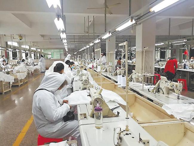 防護(hù)服生產(chǎn)物資