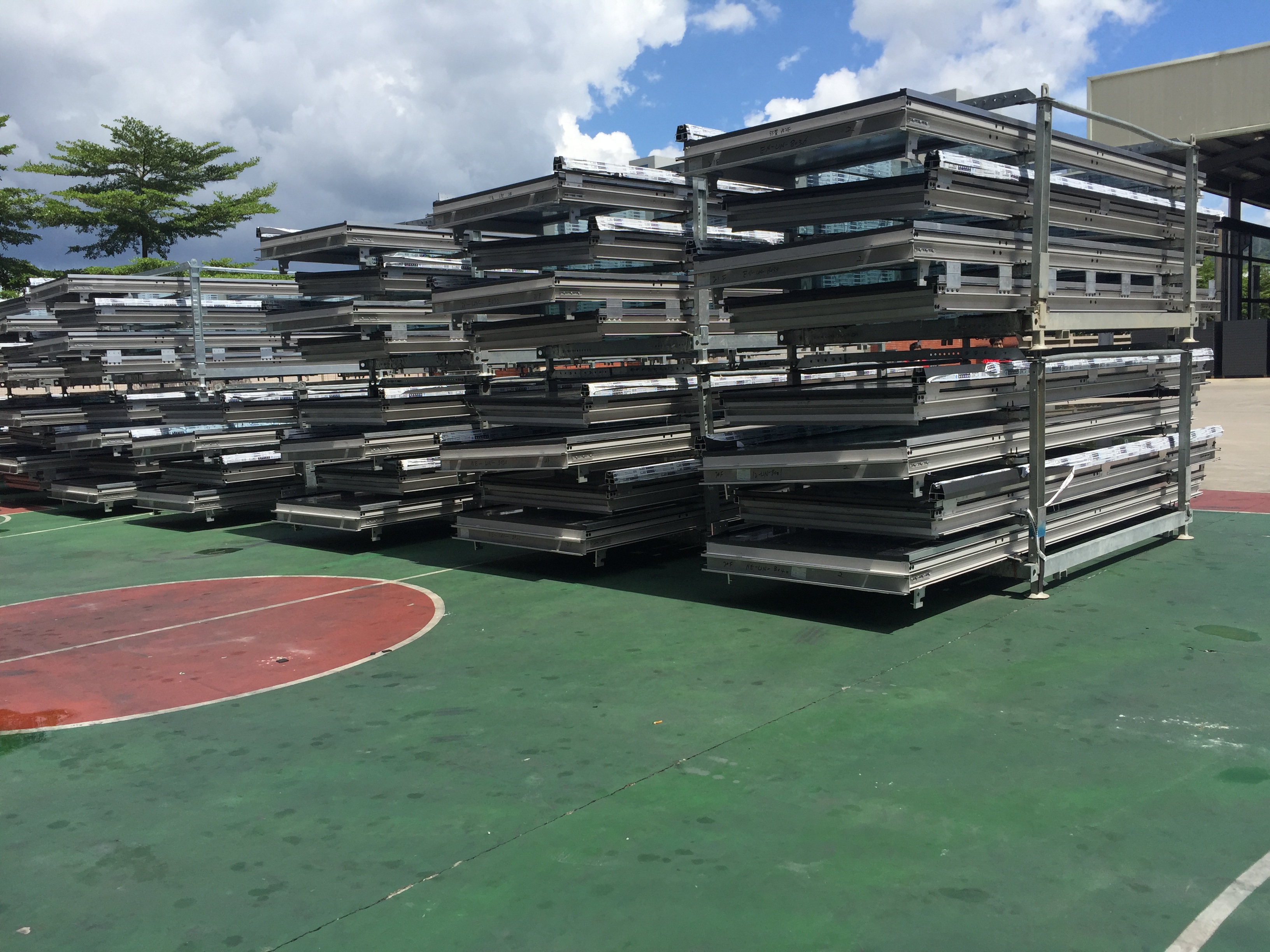 珠海到香港玻璃幕墻運輸案例，東勝物流