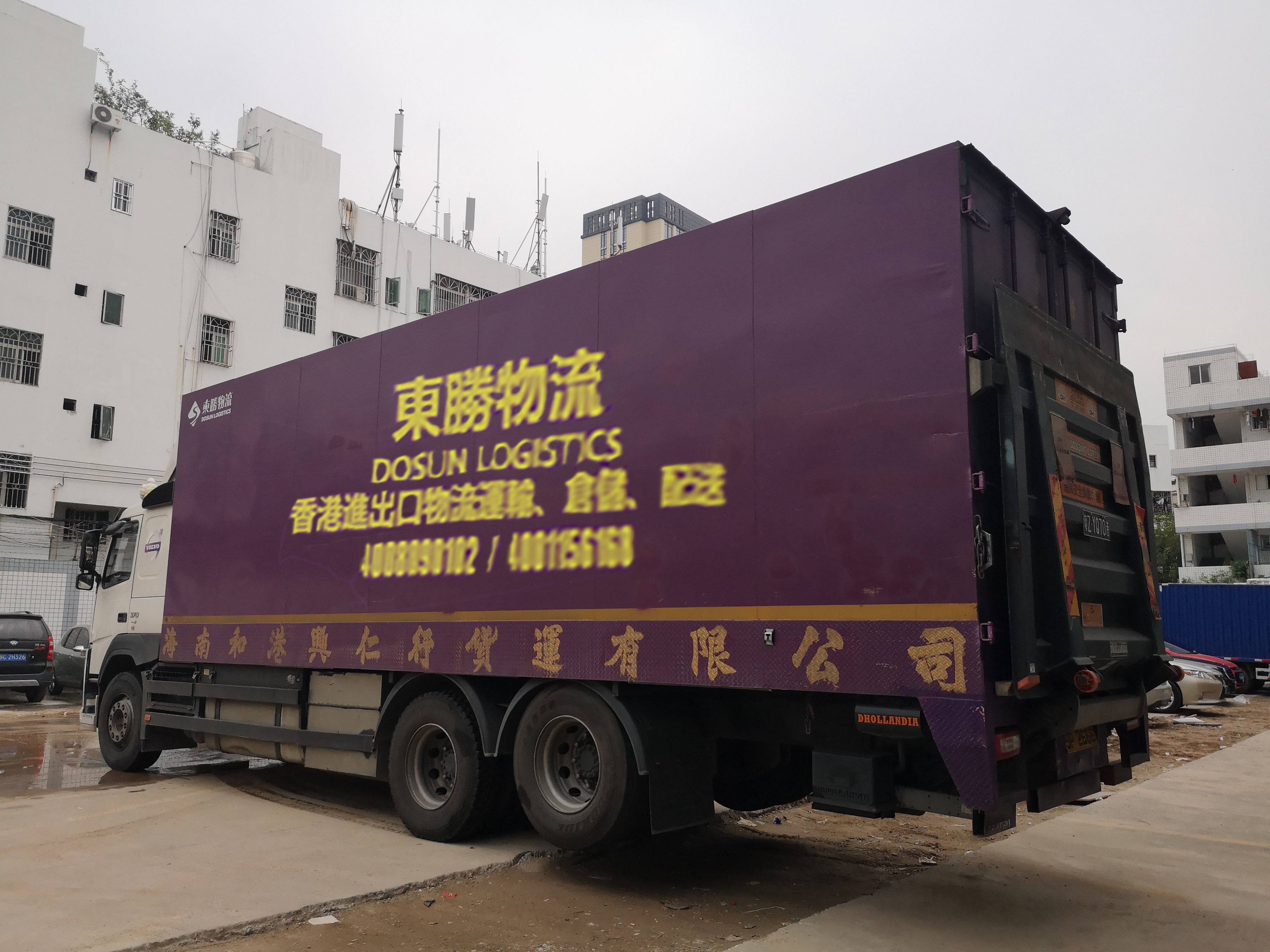 中港噸車整車包車運輸到香港，深圳東勝物流